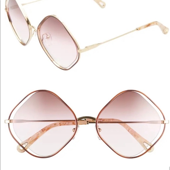 New ! 🕶️Chloe Sunglasses🕶️ Pink Lens, Contemporary and Trending - Picture 6 of 7